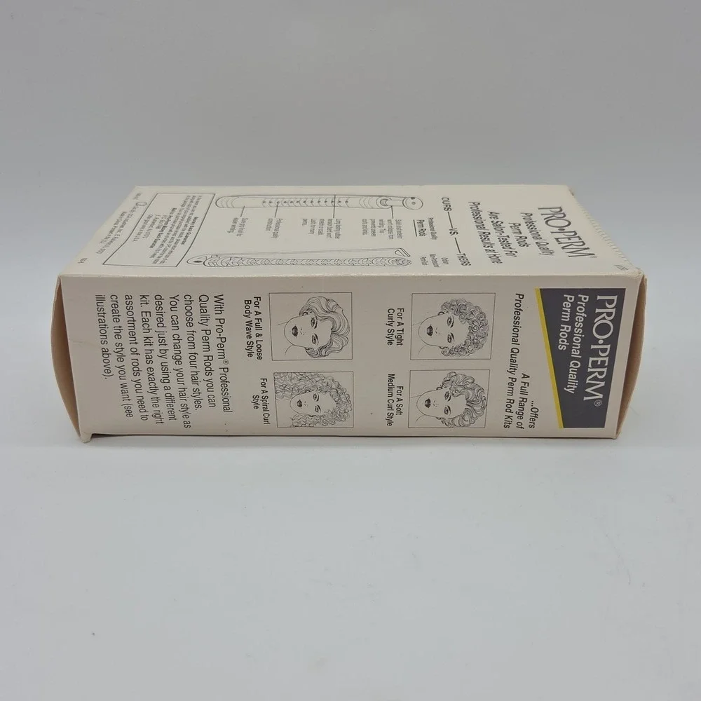 NEW Pro-Perm Rods Loose Curls Profesional Quality Salon Curl Rods *24ct READ*